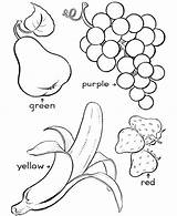 Coloring Fruits Fruit Color Pages Vegetables Printable Purple Preschool Various Type These Kids Vegetable Lets Delicious Colouring Sheets Netart Getcolorings sketch template