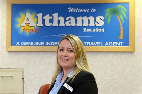 business profile nicky lynn manager of althams travel in huddersfield