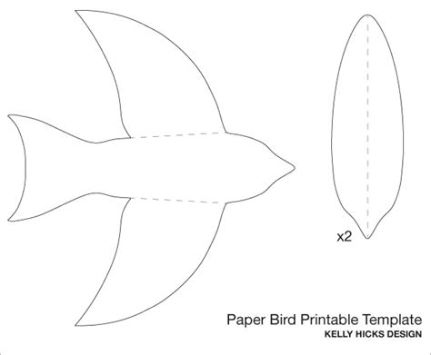 printable bird template bird template