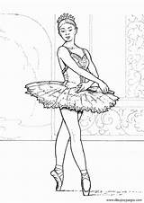 Bailarinas Pintar Bailarina Ballerina Dibujosyjuegos Página Danza sketch template