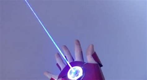 real life iron man glove shoots lasers pops balloons paperblog