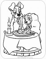 Tramp Disneyclips Clochard Belle Drawing Colouring Coloriages Chiens Livres Adultes Colorier Funstuff sketch template