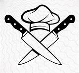 Chef Hat Knife Svg Knives Logo Clipart Silhouette Chefs Kitchen Cooking Stencil Clip Tattoo Restaurant Scorpion Drawing Freesvg Related Choose sketch template