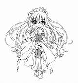 Pages Chibi Sureya Gothic Deviantart Coloring Template sketch template