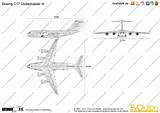 Globemaster Boeing Iii Clipart C17 Clipground sketch template