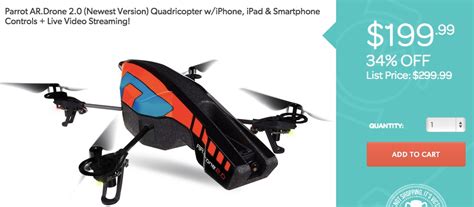 parrot ardrone  quadricopter wiphoneipad controls  video  refurb