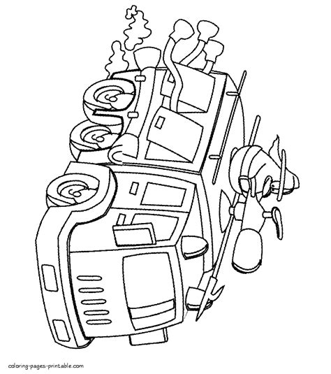 fire truck toy coloring page coloring pages printablecom