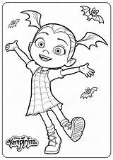 Vampirina Junior sketch template