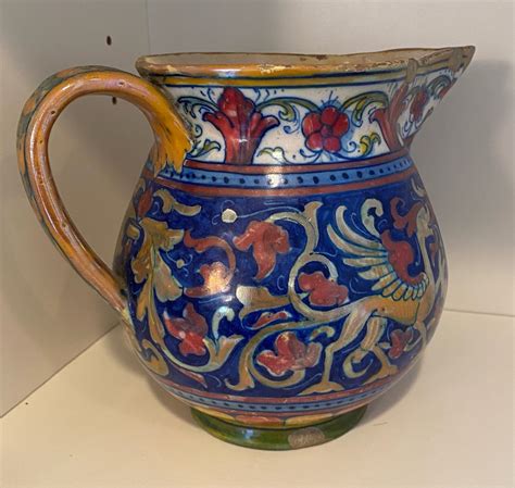 antique pitcher  tall