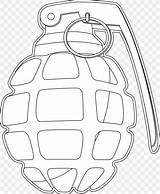 Grenade Coloriage Clipartist Livre Grenades Heraldry Pistole Designlooter Kindpng Ausmalbild Raskrasil sketch template