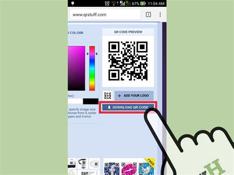 create qr codes   android phone  steps