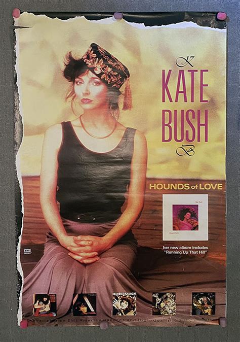 Kate Bush Hounds Of Love 1985 Original Promo Poster Jumbo Ebay