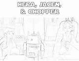 Wars Star Hera Chopper Rebels Jacen Syndulla Coloring Missing Printable sketch template