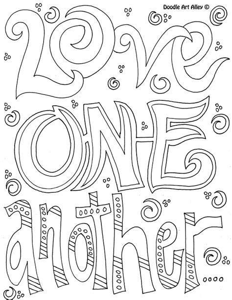 kindness quote coloring pages doodle art alley