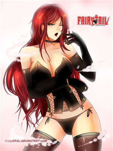 sexy hot anime and characters images sexy erza scarlet hd wallpaper and background photos