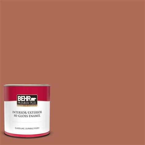 behr premium   qt bxc  sunset orange  gloss enamel interiorexterior paint