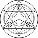 Symbols Alchemy Circle Transmutation Alchemist Magic Fullmetal Occult Alchemic Fma Esoteric Choose Board Witchcraft Magick sketch template