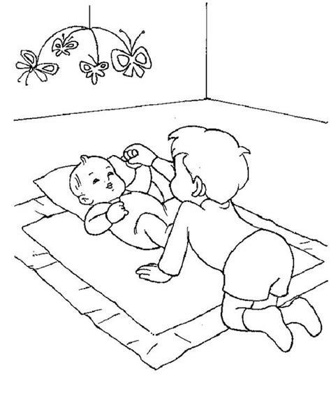 older brother  care   baby brother coloring page coloring home