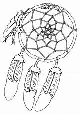Coloring Dreamcatcher Pages Getcoloringpages Coloringhome sketch template