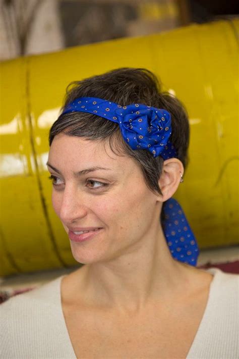 necktie headband upcycled fashion unique items products fashion