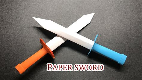 paper sword part  easy origami tutorial diy ninja sword  tn channel youtube
