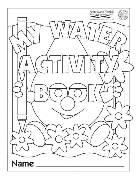 save water worksheets  kindergarten  save water coloring pages