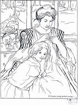Coloring Pages Mary Cassatt School Popular sketch template
