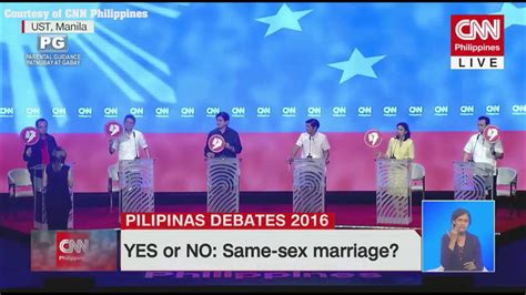 Vp Debate Yes Or No Same Sex Marriage Youtube