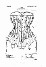 Corset Patents Corsets 1906 Zapisano sketch template