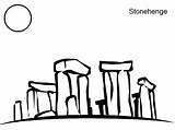 Stonehenge Anglia Colorat Desene Planse Designlooter sketch template
