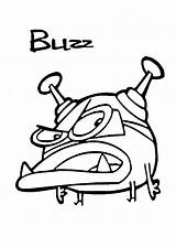 Coloring Cyberchase Pages Kids Buzz Printable Site sketch template
