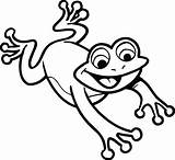 Frog Drawing Jumping Pepe Paintingvalley Drawings sketch template