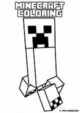 Coloring Enderman Pages Minecraft Color Creeper Printable Getcolorings Print sketch template