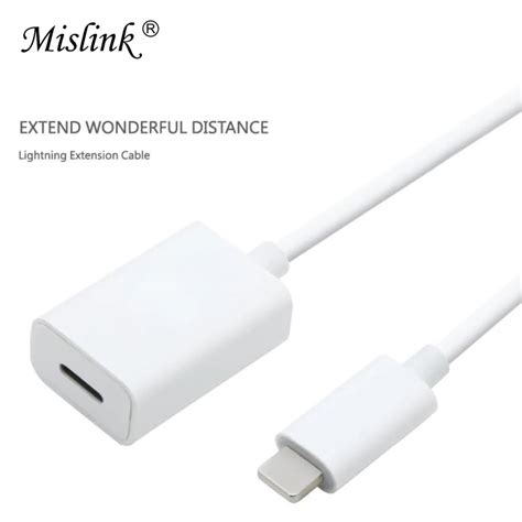 apple lightning extension cable male  female adapter data charger charging converter
