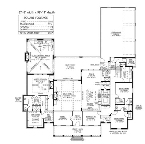 sq ft ranch house floor plans viewfloorco