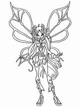 Winx Coloring Flora Club Pages Sophix Layla Printable Girls Recommended Leila Supercoloring sketch template