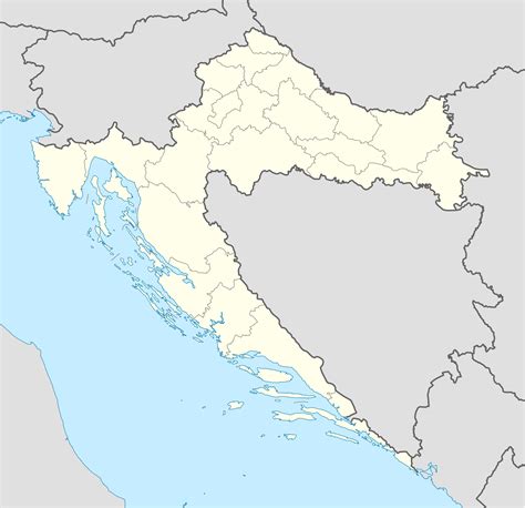 croatia location map mapsofnet