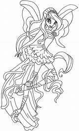 Winx Harmonix Sirenix Flora Ausmalen Colouring Mermaid Musa Danieguto Feen Coloringtop Fairies Getdrawings sketch template