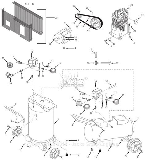 campbell hausfeld nnf parts diagram  air compressor parts