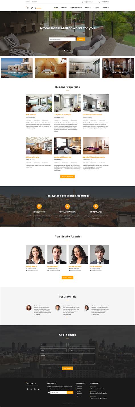 real estate templates archives page 3 of 4 zemez html