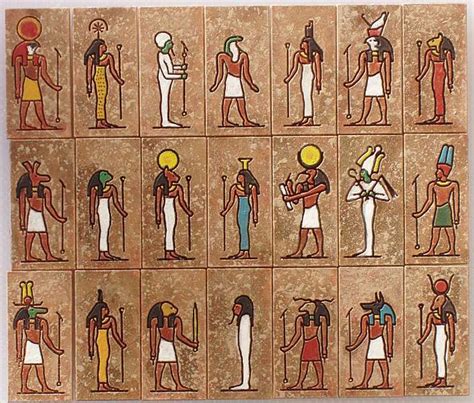 mythology egyptian gods  goddesses visually