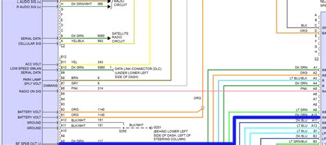 saturn ion  radio wiring diagram loom lab