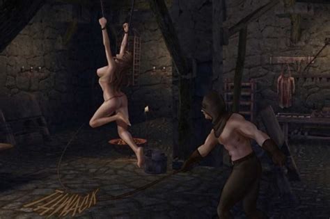 nude torture chamber cumception