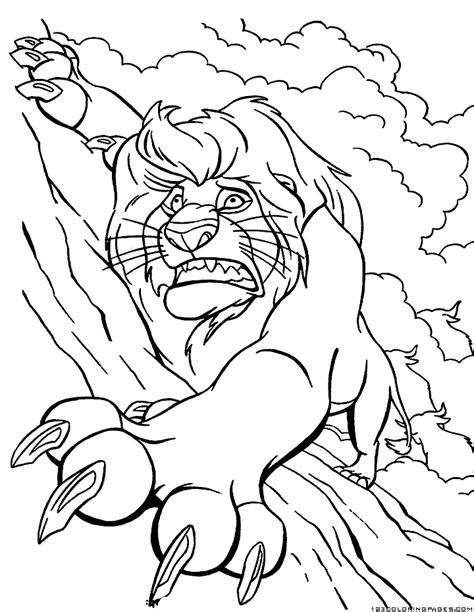 lion king coloring pages part