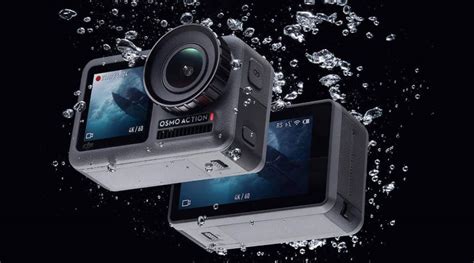 dji osmo action waterproof action camera  dual displays announced