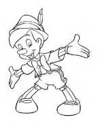 Pinocchio Coloring Pages Happy sketch template