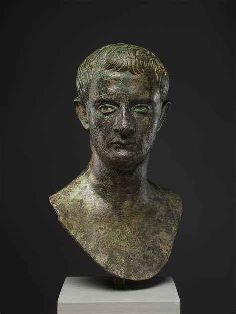 Bronze Portrait Bust Of The Emperor Gaius Caligula