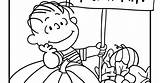 Pumpkin Great Coloring Pages Charlie Brown Linus Printable Waiting Getcolorings sketch template