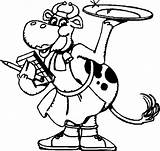 Koe Mucche Vaca Vache Coloriage Vacas Koeien Disegno Pintar Vaches Animaux Colorare Cameriera Cocineras Ferme Krave Dieren Enfant Colorier Coloriages sketch template