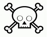 Skull Bones Coloring Pages sketch template